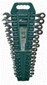 Набор ключей комбинированных трещоточных 8-24мм, 16 пр. в Нефтекамске
